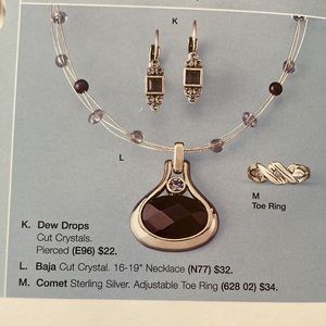 Baja Cut Crystal 16-19 inch Necklace